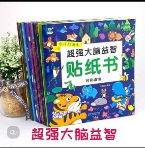 Concentration Training sticker book for kids RANDOM 随机 专注力训练 超强大脑益智贴纸书