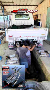 FUTURA Header 432 Resonator Pipa Lilitan 2 Muffler Kanan Kiri