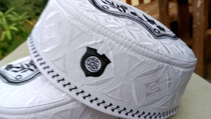 Peci Songkok Assagofah / Kopeah Haji Logo Bordir Pemium