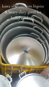 6PCS TALYASE SET  (K- #1-62CM ) K-#2-57CM) K-#3-50CM ( K-4-46CM ) K-#5-42 TALYASI (#1- 38CM ALUMINUM BIG SIZE & HEAVY DUTY COOKWARE