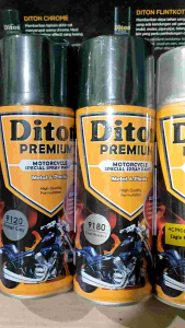 Pilok Cat Semprot Diton Premium Paket Lengkap 4 Kaleng 400cc Kuning Metalik Eagle Eye Harley 9906 Primer Grey 9120 Silver Metalic 9180 Clear Glossy 9128 Paketan Diton Spray Paint