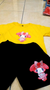 Setelan Anak Perempuan Melodi Baju + Celana 2-10 Tahun