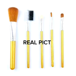 Kuas Make Up 2 Warna 5in1 / Set Make Up / Kuas Wajah / Brush (A 22)