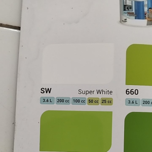 Cat Besi dan Kayu Avian 100cc Warna Super White Putih