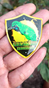Emblem Sangkar Burung Cucak Hijau