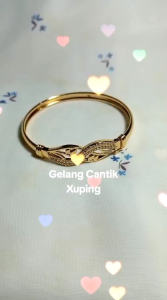 Gelang Cantik Xuping lapis emas 24 karat cod bayar ditempat