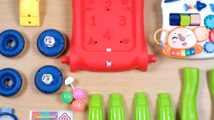 👶💖 2-In-1 Pink Baby Walker & Activity Table | Multi-Function Learning Walker Toy | Musical Educational Play Table | Kids Development Toy | Ready Stock Malaysia 🇲🇾