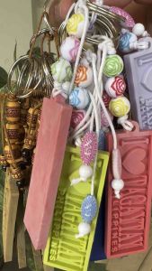 Keychain - I ❤️ Tagaytay | I❤️Cebu | I❤️Bohol sold per piece with random colors