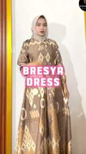 Gamis Silk Premium Motif Elegan Mewah Lebaran Terbaru