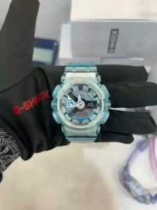 [Original Marco] GMA-S110VW-2A Casio Sports Women Virtual World Series Turquoise Blue Translucent Resin Band | Official Warranty