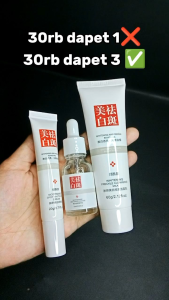 PAKET GLOWING FUYAN CREAM SERUM FACEWASH LOTION