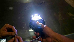 Projector Projie Biled 25 Inch Plus Shroud Dan Devil Eyes Motor Mobil Free Relay