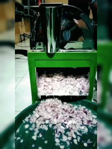 Mesin Rajang Potong Bawang Merah Putih - Alat Perajang Iris Bawang otomatis