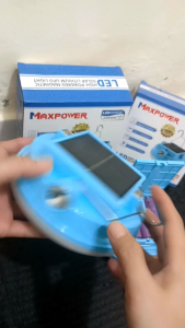 Lampu UFO Emergency 800W  PANEL SURYA USB TIPE-C - POWER BANK Bisa Senter / Lampu / Digantung - Magnet Lamp Camping Lampu Darurat MAXPOWER MX-Q289 800w / MX-Q288 500w - batrai bisa lepas pasang