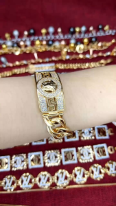 Gelang Rantai Mata -Mata Warna Gold