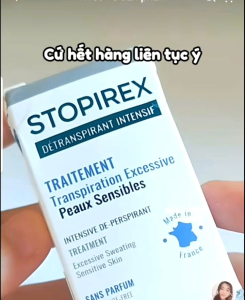ĐỦ TEM- Lăn khử mùi ngăn tiết mồ hôi Stopirex Détranspirant Intensif 30ml -