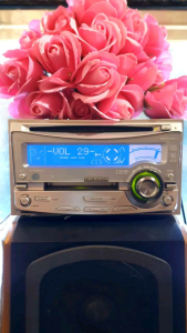 Máy phát nhạc liền Amply Carrozella Pioneer FH -PO55MDzz. tính năng cd /Md/ Radio/ Aux in 3.5