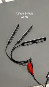 Lampu LED Kolong 6 Mata Kedip Strobo Flash Kedap Kedip Blitz DC 12 Volt Motor Mobil Truk DC 12V