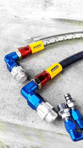 สายถัก น้ำมันเครื่อง สายอุดน้ำมันเครื่อง สายเฟืองท้าย ตรงรุ่น x-max สายอย่างดี Morinแท้ ราคาถูก