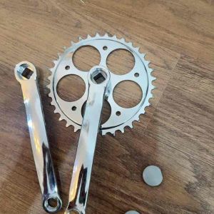Crank Rotel Sepeda Single 36T Croom Trex MT Arm 170mm Gir Depan Crankset Sepeda Mtb Gunung Crank Fixie Mini Minion Federal