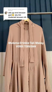 Mukena Terusan Dewasa 3in1 Crinkle Airflow & Mukena Terusan Jumbo