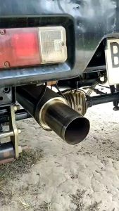 Knalpot Mobil Racing karakter kering full stainless original Kg 1