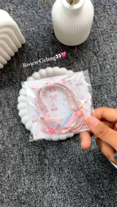 "PINK"Gelang benang manik/gelang benang layer 3/gelang aesthetic/gelang couple/Gelang tali by milaa