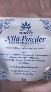 Nila Powder Face Morocco Body Mask brightens radiance