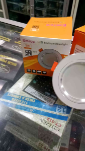 LAMPU PLAVON LED LAMPU DOWNLIGHT 5WATT 1LAMPU 3 warna kuning putih dan cream tahan lama kualitas bagus