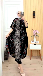 DASTER KELELAWAR JUMBO BUSUI DRESS KALONG LOWO KEKINIAN LD 150CM RAYON TEBAL