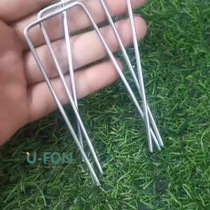 U PIN For Artifical Grass /Weedmat High Quality U Pin Artificial Grass Turf Metal Garden Staples U Pin Steel Farm Nail