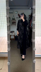 MD SETCEL SETELAN CELANA DAN TUNIK LD 110 BAJU PESTA SETELAN WANITA ALLSIZE FIT M-XL BY MUDRA
