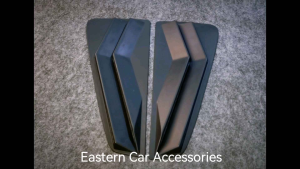 PERODUA Myvi 2005-2011 Rear Side Mustang Style Window Triangle Mirror Cover Protector Casing