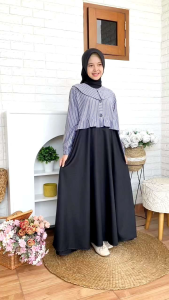 NEW ARRIVAL 2025 - CUTETRIK TERBARU RILA GAMIS ANAK DAN REMAJA KEKINIAN OOTD OUTFIT ANAK TANGGUNG CASUAL SIMPEL CANTIK BAJU MUSLIM ANAK PEREMPUAN PAKAIAN MENGAJI