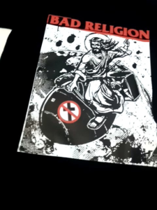 T-Shirt Baju Kaos Anak Band Bad Religion Atomic Jesus