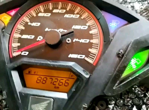 spudometer kilometer honda vario 125 old KZR CBS nonISS layar biru original lepasan motor