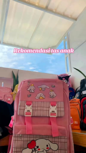 Tas Ransel Anak Perempuan SD SMP SMA Tas Ransel sekolah gratis botol minum