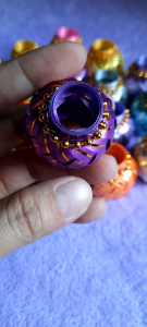 โปรยทานไหมงคล (ตัวเปล่า) ลูกค้านำไปใส่เหรียญเอง คละ 10 สี แพ็ค 20 ชิ้น