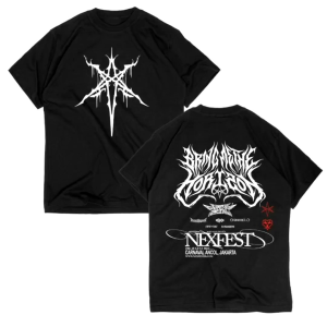 KAOS TSHIRT BMTH LIVE IN JAKARTA NEXFEST - KAOS BRING ME TO HORIZON - KAOS KONSER METAL