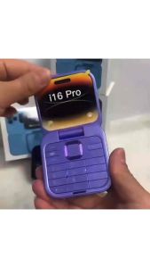 มือถือจิ๋ว โทรศัพท์ 16pro ปูม้ประ ช่องฝาพับ 2 ช่อง กล้องหลัง หน้าจอ HD วิทยุ FM (มีเมนูภาษาไทย)