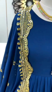 (PREORDER)New Arrival Super Kurti Lengha With Dupatta Embroidery Sequence Work
