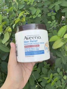 Kem dưỡng ẩm phục hồi da không mùi Aveeno Skin Relief Moisture Repair Fragrance Free Cream lọ 311g