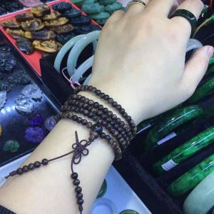 Chuỗi tràng hạt Trầm hương Sánh vân ngang 216 hạt hạt 4li