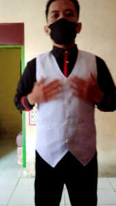 blazer pria dewasa rompi polos