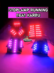 PROMO StopLamp Running Beat karbu 8 mode otomatis dan ketika di rem Nyala diam semua.   (KARBU)