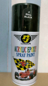 Pilok Cat Semprot RJ 300cc Hitam Doff / Dull Black (4)