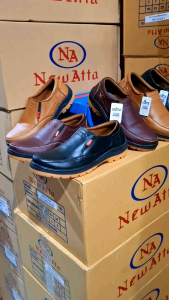 LOZTA Sepatu Santai Pria Slop Selop Slip On Bahan Kulit 100% VOTE 01 Series