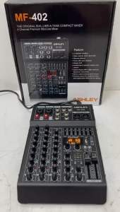 Mixer Ashley Mf 402 mf402 Original Product 4 Channel Bluetooth