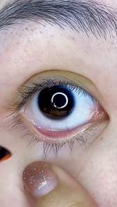 Softlens cosplay halloween merah pink ungu