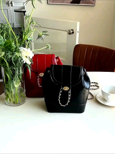 Tas Ransel Kulit Wanita Tas Cewek Backpack Kecil GC 8637